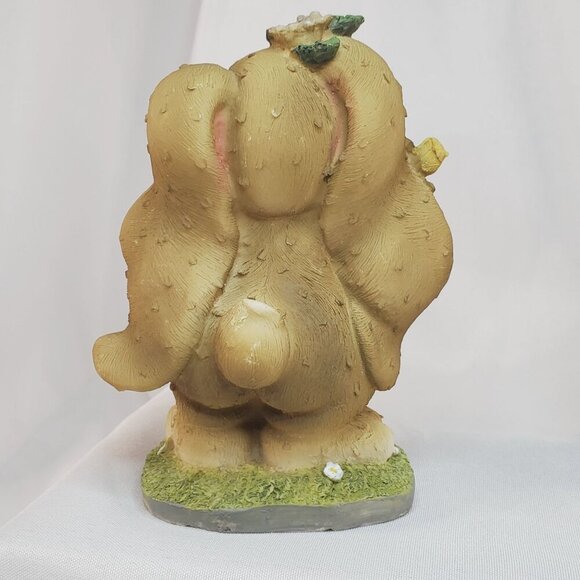 Easter Bunny Couple Resin Figurine Set Spring Decoration 5.5" Tall Resin - Picture 7 of 11